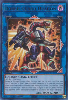 Borrelguard Dragon - BLC1-EN019 - Ultra Rare 1st Edition