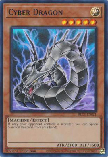 Cyber Dragon (Alternate Art) - BLC1-EN021 - Ultra Rare 1st Edition