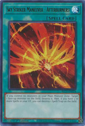 Sky Striker Maneuver - Afterburners! - BLC1-EN024 - Ultra Rare 1st Edition