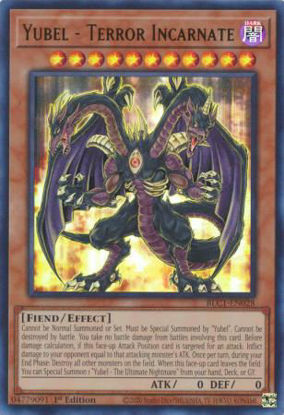 Yubel (Silver) - Terror Incarnate - BLC1-EN028 - Ultra Rare 1st Edition