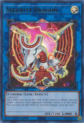 Security Dragon (Silver) - BLC1-EN043 - Ultra Rare 1st Edition