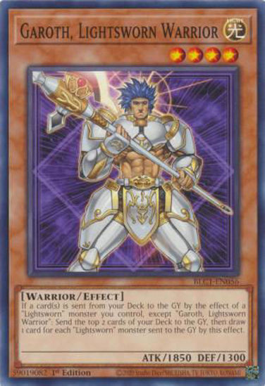 Garoth, Lightsworn Warrior - BLC1-EN056 - Common 1st Edition