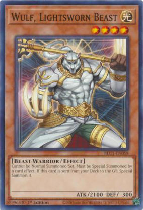 Wulf, Lightsworn Beast - BLC1-EN058 - Common 1st Edition