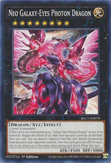 Neo Galaxy-Eyes Photon Dragon - BLC1-EN070 - Common 1st Edition