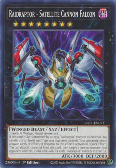 Raidraptor - Satellite Cannon Falcon - BLC1-EN073 - Common 1st Edition