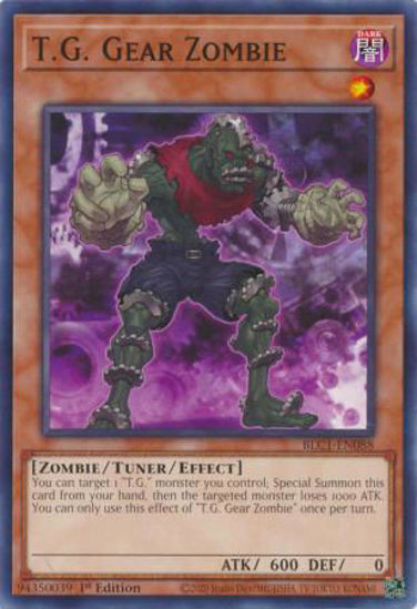 T.G. Gear Zombie - BLC1-EN088 - Common 1st Edition