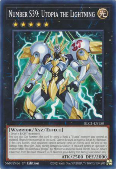 Number S39: Utopia the Lightning - BLC1-EN150 - Common 1st Edition