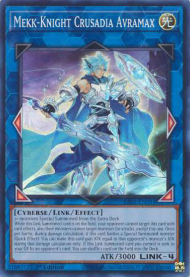 Mekk-Knight Crusadia Avramax - RA01-EN044 - (V.1 - Super Rare) 1st Edition