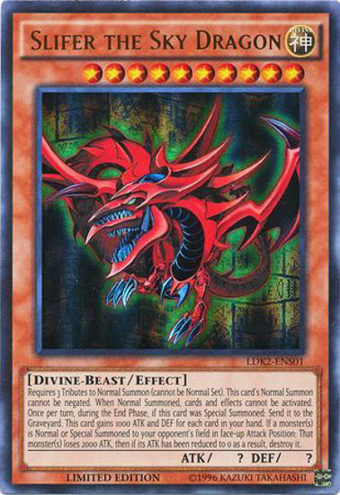 Slifer the Sky Dragon - LDK2-ENS01 - Ultra Rare Unlimited