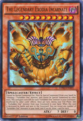 The Legendary Exodia Incarnate - LDK2-ENY01 - Ultra Rare Unlimited