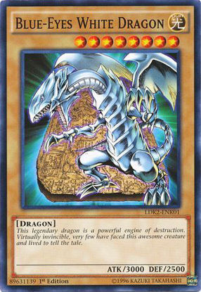 Blue-Eyes White Dragon - LDK2-ENK01 - Common Unlimited