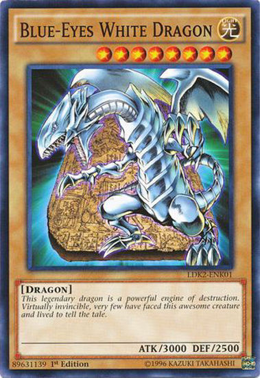 Blue-Eyes White Dragon - LDK2-ENK01 - Common Unlimited