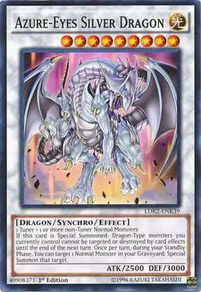 Azure-Eyes Silver Dragon - LDK2-ENK39 - Common Unlimited