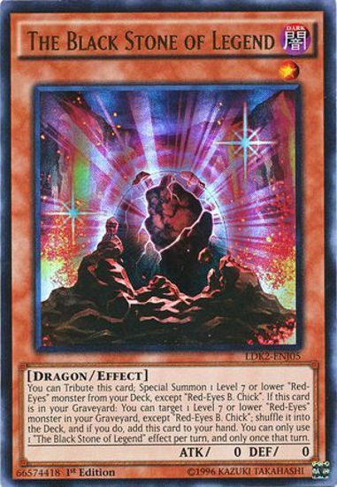 The Black Stone of Legend - LDK2-ENJ05 - Ultra Rare Unlimited