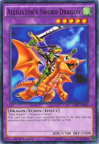 Alligator's Sword Dragon - LDK2-ENJ43 - Common Unlimited