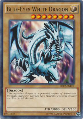 Blue-Eyes White Dragon (V.2) - LDK2-ENK01 - Common Unlimited