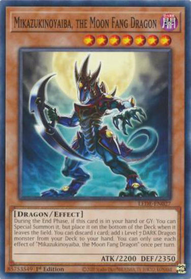 Mikazukinoyaiba, the Moon Fang Dragon - LEDE-EN027 - Common 1st Edition