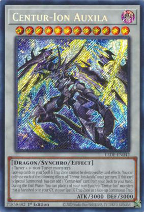 Centur-Ion Auxila - LEDE-EN042 - Secret Rare 1st Edition