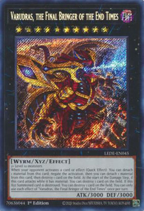 Varudras, the Final Bringer of the End Times - LEDE-EN045 - Secret Rare 1st Edition