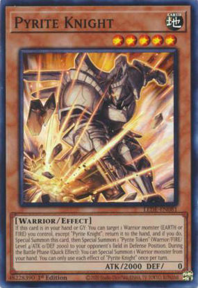 Pyrite Knight - LEDE-EN081 - Super Rare 1st Edition