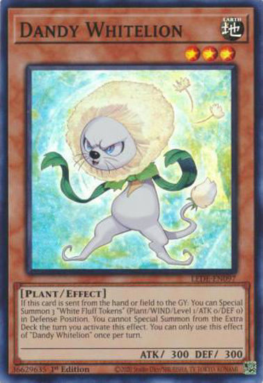 Dandy Whitelion - LEDE-EN097 - Super Rare 1st Edition