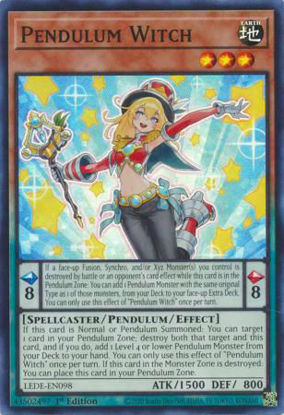 Pendulum Witch - LEDE-EN098 - Super Rare 1st Edition