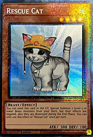 Rescue Cat - RA02-EN001 - (V.6 - Collector's Rare) 1st Edition