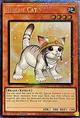 Rescue Cat - RA02-EN001 - (V.13 - Collector's Rare) 1st Edition