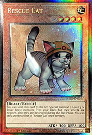 Rescue Cat - RA02-EN001 - (V.14 - Ultimate Rare) 1st Edition