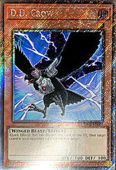 D.D. Crow - RA02-EN002 - (V.4 - Platinum Secret Rare) 1st Edition