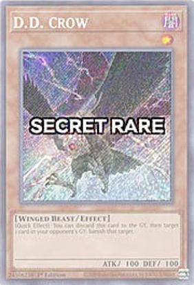 D.D. Crow - RA02-EN002 - (V.3 - Secret Rare) 1st Edition