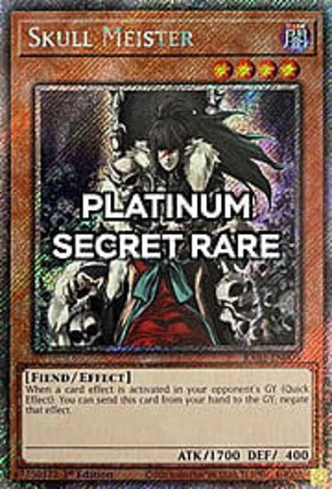 Skull Meister - RA02-EN005 - (V.4 - Platinum Secret Rare) 1st Edition