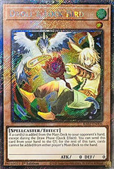 Droll & Lock Bird - RA02-EN006 - (V.11 - Platinum Secret Rare) 1st Edition