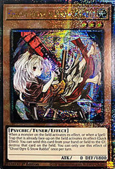 Ghost Ogre & Snow Rabbit - RA02-EN009 - (V.5 - Quarter Century Secret Rare) 1st Edition