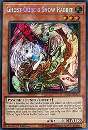 Ghost Ogre & Snow Rabbit - RA02-EN009 - (V.3 - Secret Rare) 1st Edition