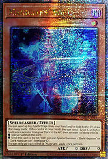 Magicians' Souls - RA02-EN014 - (V.5 - Quarter Century Secret Rare) 1st Edition