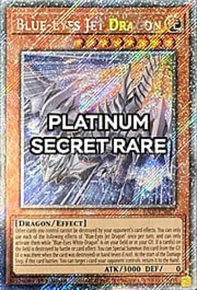 Blue-Eyes Jet Dragon - RA02-EN017 - (V.4 - Platinum Secret Rare) 1st Edition