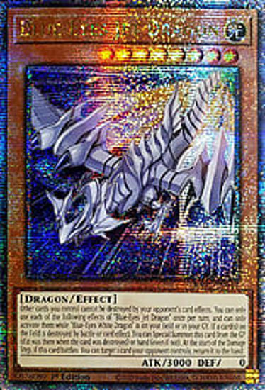 Blue-Eyes Jet Dragon - RA02-EN017 - (V.5 - Quarter Century Secret Rare) 1st Edition