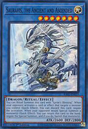 Sauravis, the Ancient and Ascended - RA02-EN019 - (V.1 - Super Rare) 1st Edition