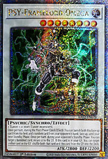 PSY-Framelord Omega - RA02-EN028 - (V.5 - Quarter Century Secret Rare) 1st Edition