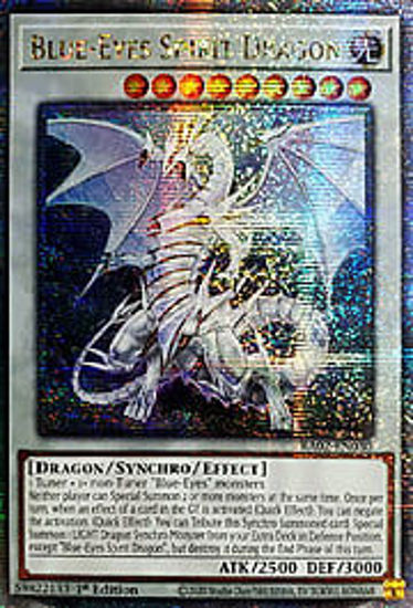 Blue-Eyes Spirit Dragon - RA02-EN030 - (V.5 - Quarter Century Secret Rare) 1st Edition