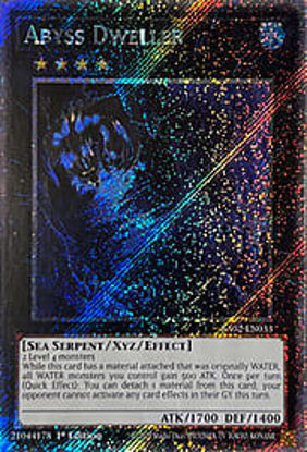 Abyss Dweller - RA02-EN033 - (V.4 - Platinum Secret Rare) 1st Edition