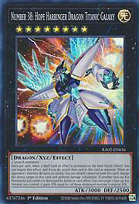 Number 38: Hope Harbinger Dragon Titanic Galaxy - RA02-EN036 - (V.1 - Super Rare) 1st Edition