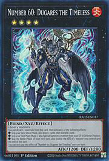 Number 60: Dugares the Timeless - RA02-EN037 - (V.1 - Super Rare) 1st Edition