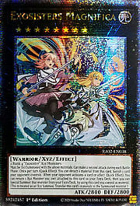 Exosisters Magnifica - RA02-EN038 - (V.5 - Quarter Century Secret Rare) 1st Edition