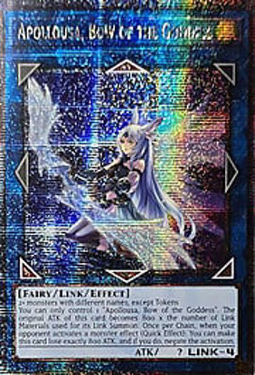 Apollousa, Bow of the Goddess - RA02-EN040 - (V.5 - Quarter Century Secret Rare) 1st Edition