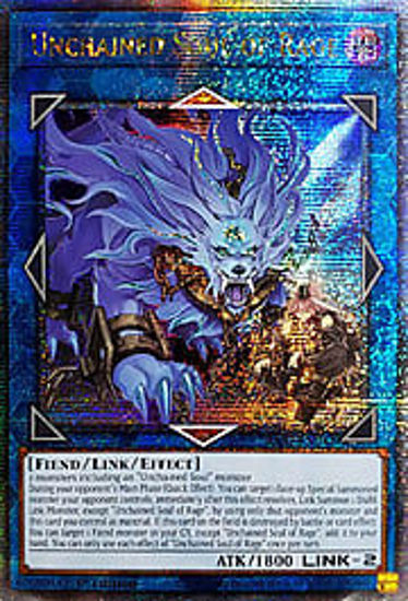 Unchained Soul of Rage - RA02-EN041 - (V.5 - Quarter Century Secret Rare) 1st Edition