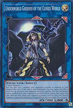 Underworld Goddess of the Closed World - RA02-EN045 - (V.1 - Super Rare) 1st Edition