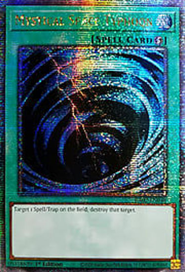 Mystical Space Typhoon - RA02-EN048 - (V.5 - Quarter Century Secret Rare) 1st Edition