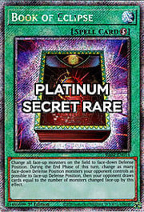 Book of Eclipse - RA02-EN054 - (V.4 - Platinum Secret Rare) 1st Edition